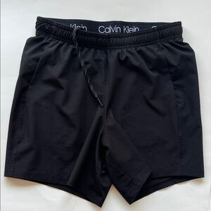 Calvin Klein Men's Black Modern Sport Woven Shorts Size XS